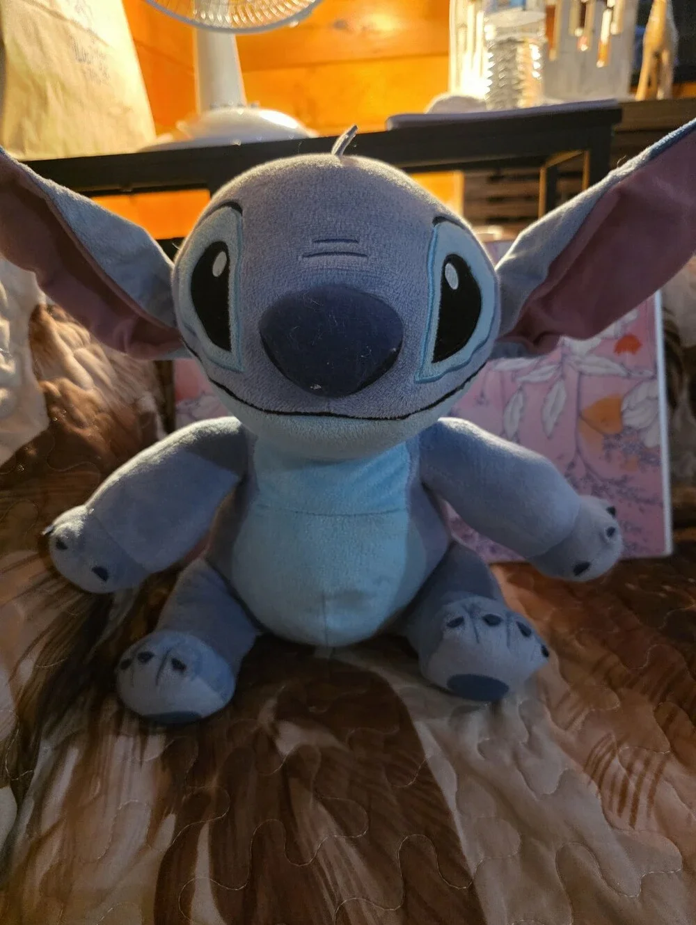 Stitch Plush Toy - Blue Cartoon Character Plush for Kids
